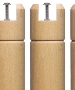 Someo Accessoires Literie 4 Pieds Cylindriques Pour Cadre à Lattes Bois Naturel 25 Cm -Sommiers Soldes 4 pieds cylindriques pour cadre a lattes bois naturel 25 cm 2