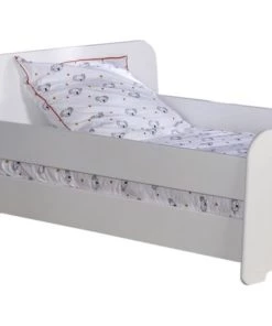 ID Kids Accessoires Literie Barrière De Lit 140 Cm Bois Massif Blanc