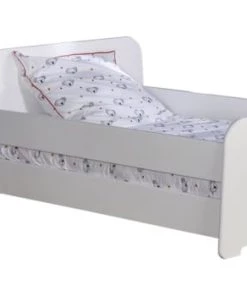 ID Kids Accessoires Literie Barrière De Lit 140 Cm Bois Massif -Sommiers Soldes barriere de lit 140 cm bois massif blanc 3