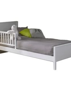 ID Kids Accessoires Literie Barrière De Lit Enfant Bois Massif Gris Clair 8 ID Kids Accessoires Literie Barrière De Lit Enfant Bois Massif Gris Clair -Sommiers Soldes barriere de lit enfant bois massif blanc 5