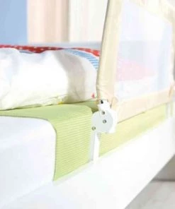 Sommiers Soldes -Sommiers Soldes barriere de lit universelle beige 150cm 1