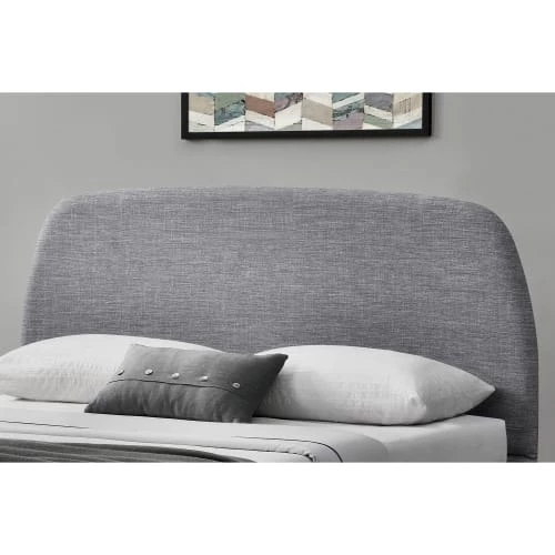 Concept Usine Lits Cadre De Lit 140 X 190 Cm En Tissu Gris Clair 5 Concept Usine Lits Cadre De Lit 140 X 190 Cm En Tissu Gris Clair – Image 3