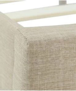 Usinestreet Lits Cadre De Lit LORA Avec Sommier à Lattes - Beige, Largeur - 160 Cm -Sommiers Soldes cadre de lit lora avec sommier a lattes beige largeur 160 cm 3