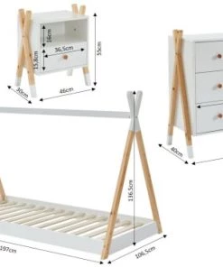 Baita Lits Ensemble Chambre Enfant Blanc Lit Chevet Et Commode 12 Baita Lits Ensemble Chambre Enfant Blanc Lit Chevet Et Commode -Sommiers Soldes ensemble chambre enfant blanc lit chevet et commode 4