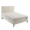 Someo Lits Ensemble Matelas Et Sommier Ressorts Et Latex Naturel 140 X 190 26cm