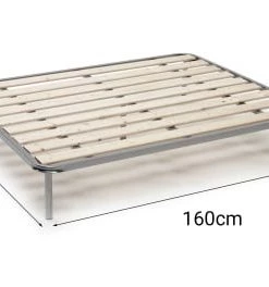 Talamo Italia Lits Filet Sanitaire En Fer Et Sapin Cm 160x190h31 -Sommiers Soldes filet sanitaire en fer et sapin cm 160x190h31 2