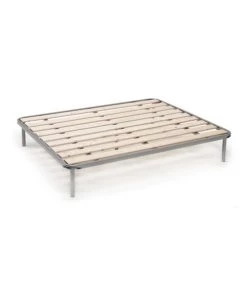 Talamo Italia Lits Filet Sanitaire En Fer Et Sapin Cm 160x190h31