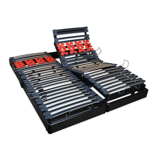 Bellecour Jeu De 2 Sommiers électriques 140x190 Lattes & Plots 4 Bellecour Jeu De 2 Sommiers électriques 140x190 Lattes & Plots – Image 2