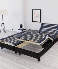 Bellecour Jeu De 2 Sommiers électriques 160x200 Lattes 9 Bellecour Jeu De 2 Sommiers électriques 160x200 Lattes -Sommiers Soldes jeu de 2 sommiers electriques 160x200 lattes 3