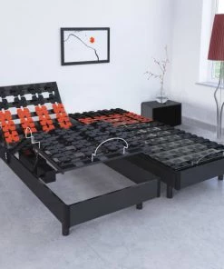 Bellecour Jeu De 2 Sommiers électriques 160x200 Plots