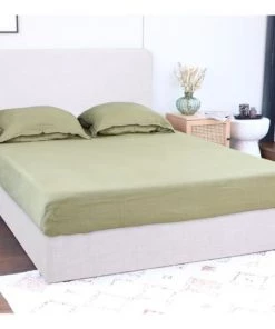 Homifab Lits Lit 140 X 190 En Tissu Gris Clair + Tête De Lit Et Sommier -Sommiers Soldes lit 140 x 190 en tissu gris clair tete de lit et sommier 2