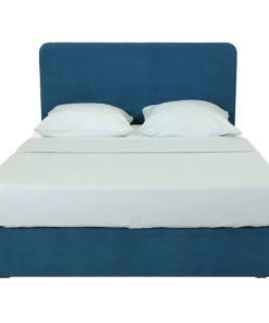 Homifab Lits Lit 140 X 190 En Velours Bleu Canard + Tête De Lit Et Sommier 13 Homifab Lits Lit 140 X 190 En Velours Bleu Canard + Tête De Lit Et Sommier -Sommiers Soldes lit 140 x 190 en velours bleu canard tete de lit et sommier 5