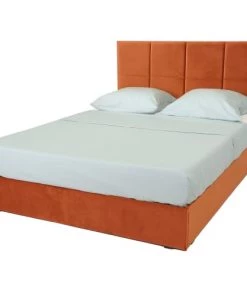 Homifab Lits Lit 140 X 190 En Velours Rouille Avec Tête De Lit Et Sommier 12 Homifab Lits Lit 140 X 190 En Velours Rouille Avec Tête De Lit Et Sommier -Sommiers Soldes lit 140 x 190 en velours rouille avec tete de lit et sommier 4