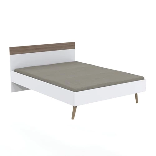 Weber Industries Lits Lit 140x190 Alaric Blanc Et Naturel Blanchi 3 Weber Industries Lits Lit 140x190 Alaric Blanc Et Naturel Blanchi