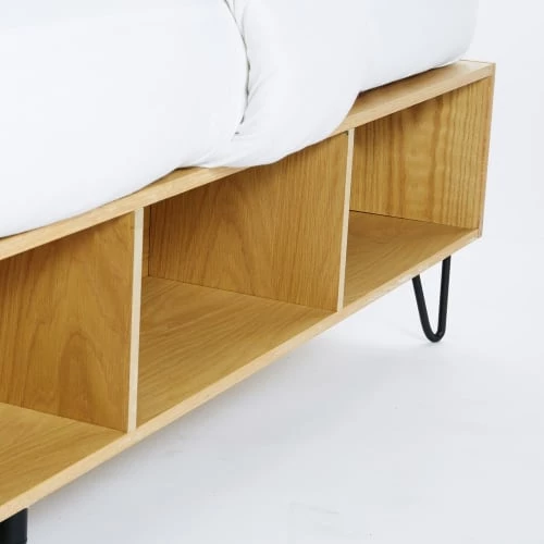 Maisons Du Monde Lits Lit 140x190 Avec Sommier à Lattes Et Rangements 6 Maisons Du Monde Lits Lit 140x190 Avec Sommier à Lattes Et Rangements – Image 4