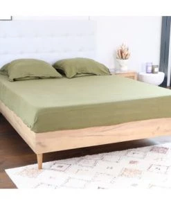 Homifab Lits Lit 140x190 Effet Chêne + Sommier + Tête De Lit En Tissu Gris Clair -Sommiers Soldes lit 140x190 effet chene sommier tete de lit en tissu gris clair 8