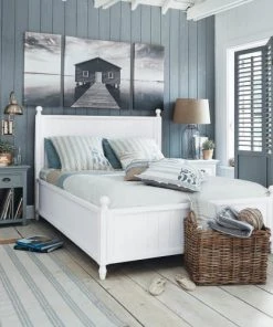 Maisons Du Monde Lits Lit 140x190 En Pin Blanc -Sommiers Soldes lit 140x190 en pin blanc 1000 13 16 129740 2