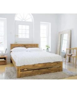 Maisons Du Monde Lits Lit 140x190 En Sheesham Massif -Sommiers Soldes lit 140x190 en sheesham massif 1000 16 14 130066 1