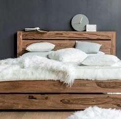 Maisons Du Monde Lits Lit 140x190 En Sheesham Massif -Sommiers Soldes lit 140x190 en sheesham massif 1000 16 14 130066 7