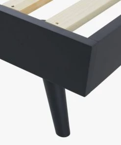 Maisons Du Monde Lits Lit 140x190 Noir -Sommiers Soldes lit 140x190 noir 1000 4 22 193583 4