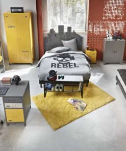 Maisons Du Monde Lits Lit 140x190 Noir -Sommiers Soldes lit 140x190 noir 1000 4 22 193583 5