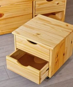 Altobuy Lits Lit 140x200cm Multi-rangement Bois Massif -Sommiers Soldes lit 140x200cm multi rangement bois massif 2