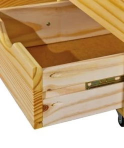 Altobuy Lits Lit 140x200cm Multi-rangement Bois Massif -Sommiers Soldes lit 140x200cm multi rangement bois massif 3