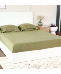 Homifab Lits Lit 160 X 200 En Tissu Bouclette Blanc + Tête De Lit Et Sommier -Sommiers Soldes lit 160 x 200 en tissu bouclette blanc tete de lit et sommier 2