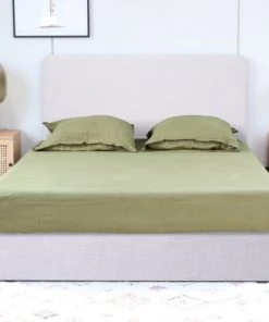 Homifab Lits Lit 160 X 200 En Tissu Gris Clair + Tête De Lit Et Sommier -Sommiers Soldes lit 160 x 200 en tissu gris clair tete de lit et sommier 1