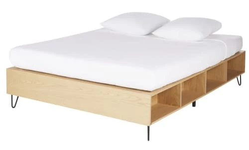 Maisons Du Monde Lits Lit 160x200 Avec Sommier à Lattes Et Rangements 4 Maisons Du Monde Lits Lit 160x200 Avec Sommier à Lattes Et Rangements – Image 2