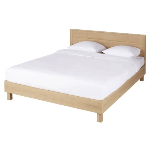 Maisons Du Monde Lits Lit 160x200 Beige 4 Maisons Du Monde Lits Lit 160x200 Beige – Image 2