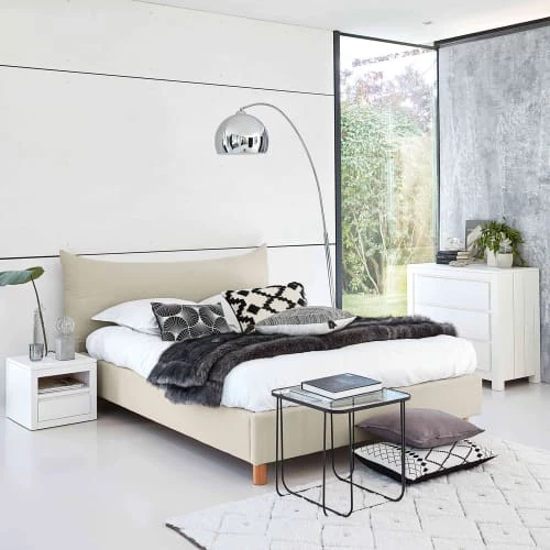 Maisons Du Monde Lits Lit 160x200 Beige 7 Maisons Du Monde Lits Lit 160x200 Beige – Image 5