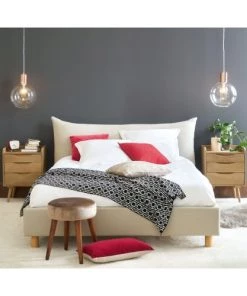 Maisons Du Monde Lits Lit 160x200 Beige 10 Maisons Du Monde Lits Lit 160x200 Beige -Sommiers Soldes lit 160x200 beige 1000 9 38 166252 4