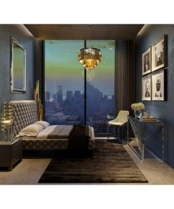 Kare Design Lits Lit 160x200 Capitonné En Velours Gris -Sommiers Soldes lit 160x200 capitonne en velours gris 1