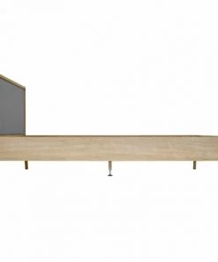 ID Kids Lits Lit 160x200 Cm Bois Massif Gris Et Bois -Sommiers Soldes lit 160x200 cm bois massif gris et bois 3