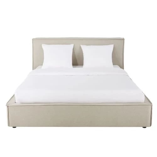 Maisons Du Monde Lits Et Têtes De Lit Lit 160x200 Coloris Lin 2 Maisons Du Monde Lits Et Têtes De Lit Lit 160x200 Coloris Lin