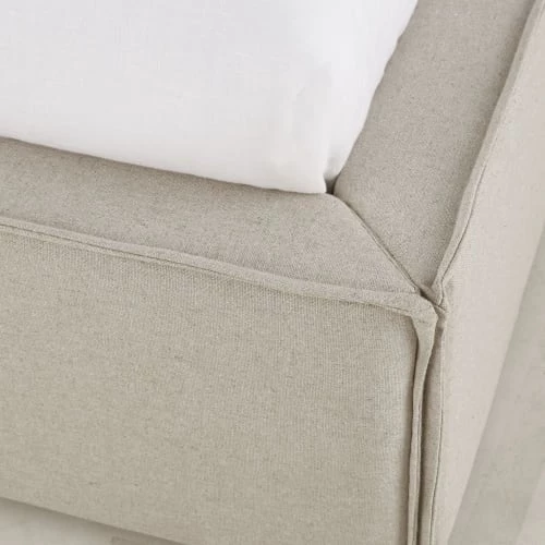 Maisons Du Monde Lits Et Têtes De Lit Lit 160x200 Coloris Lin 4 Maisons Du Monde Lits Et Têtes De Lit Lit 160x200 Coloris Lin – Image 3