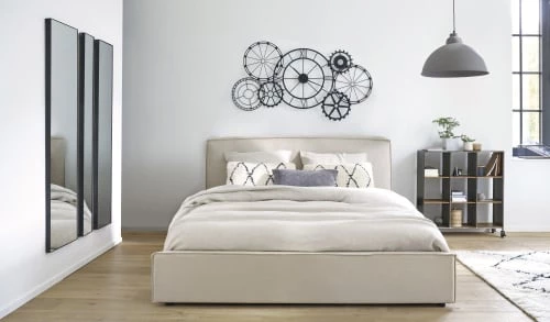 Maisons Du Monde Lits Et Têtes De Lit Lit 160x200 Coloris Lin 6 Maisons Du Monde Lits Et Têtes De Lit Lit 160x200 Coloris Lin – Image 5