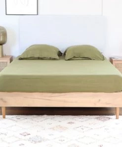 Homifab Lits Lit 160x200 Effet Chêne + Sommier + Tête De Lit En Tissu Gris Clair -Sommiers Soldes lit 160x200 effet chene sommier tete de lit en tissu gris clair 13