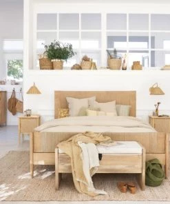 Maisons Du Monde Lits Lit 160x200 En Fibre De Sisal -Sommiers Soldes lit 160x200 en fibre de sisal 1000 1 15 220185 5