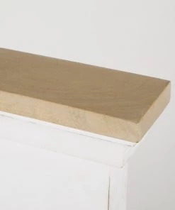 Maisons Du Monde Lits Lit 160x200 En Manguier Massif Blanc -Sommiers Soldes lit 160x200 en manguier massif blanc 1000 6 21 176075 3