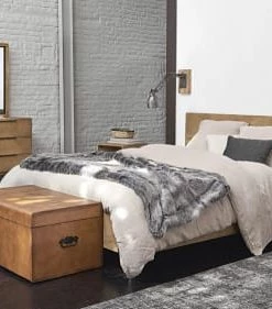 Maisons Du Monde Lits Lit 160x200 En Manguier Massif Et Acacia -Sommiers Soldes lit 160x200 en manguier massif et acacia 1000 3 39 186425 7