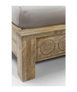 Kare Design Lits Lit 160x200 En Manguier Massif Sculpté -Sommiers Soldes lit 160x200 en manguier massif sculpte 4