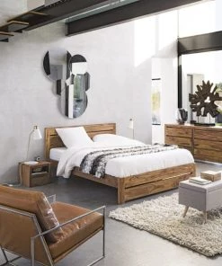 Maisons Du Monde Lits Lit 160x200 En Sheesham Massif -Sommiers Soldes lit 160x200 en sheesham massif 1000 10 22 121628 6