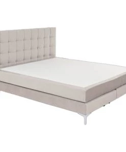 Kare Design Lits Lit 160x200 En Tissu Crème -Sommiers Soldes lit 160x200 en tissu creme 12