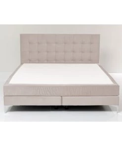 Kare Design Lits Lit 160x200 En Tissu Crème -Sommiers Soldes lit 160x200 en tissu creme 13