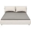 Kare Design Lits Lit 160x200 En Tissu Crème -Sommiers Soldes lit 160x200 en tissu creme 5