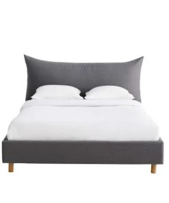 Maisons Du Monde Lits Lit 160x200 Gris