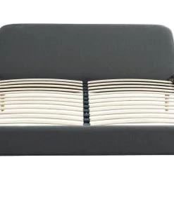 Homifab Lits Lit 160x200 Gris Foncé Avec Sommier à Lattes Et Tête De Lit -Sommiers Soldes lit 160x200 gris fonce avec sommier a lattes et tete de lit 5