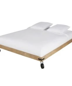 Maisons Du Monde Lits Lit 160x200 Industriel En Manguier Massif Et Métal Noir -Sommiers Soldes lit 160x200 industriel en manguier massif et metal noir 1000 10 16 216947 2